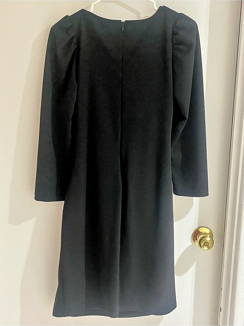 Pentagone Long Sleeve Dress in Black Size Medium NWT